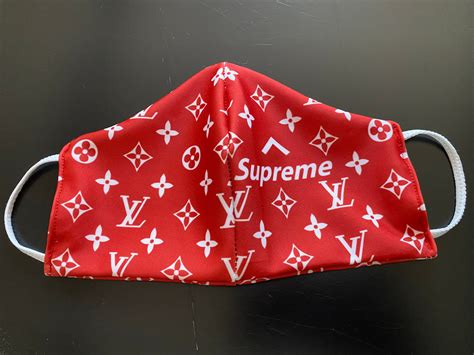 louis vuitton x supreme mask|authentic Louis Vuitton masks.